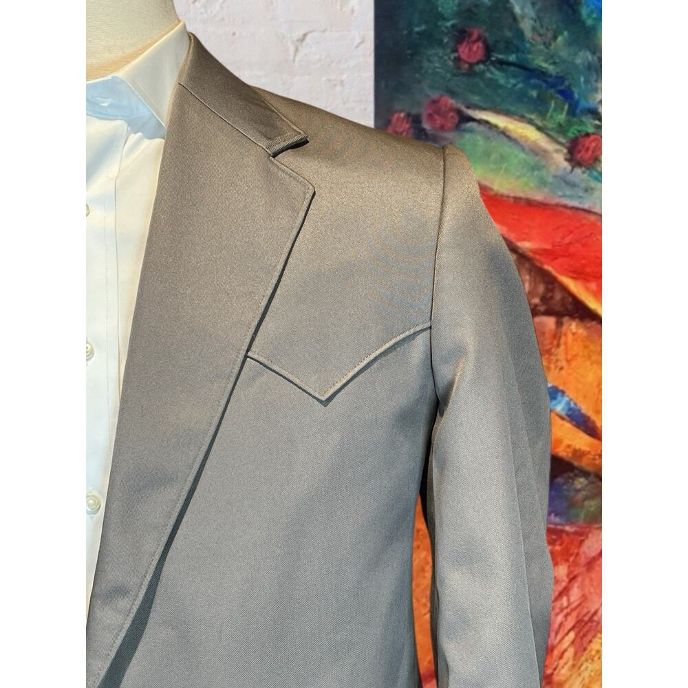 Circle S Dallas Texas 43-44R 38x29 Taupe Brown Tan Western Suit Rodeo - Picture 4 of 16